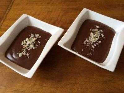 Mandel- und Schokoladen pudding für Thermomix