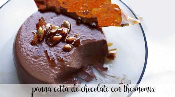 Schokoladen Panna Cotta mit Thermomix
