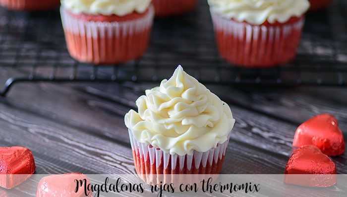 Rote Muffins mit Thermomix