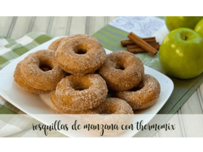 Apfel-Doughnuts mit Thermomix