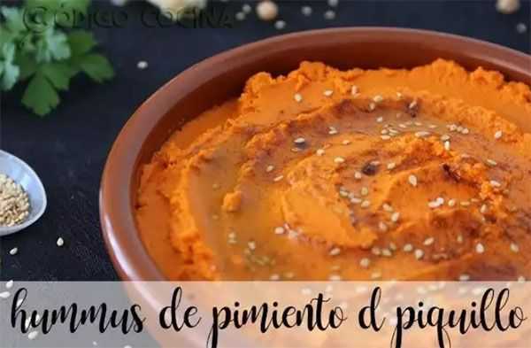 Piquillo-Pfeffer-Hummus mit Thermomix