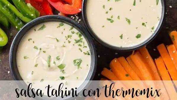 Wie man Tahinisauce im Thermomix zubereitet