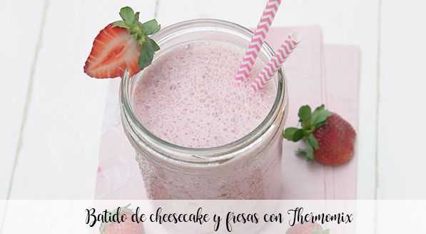 Erdbeer-Cheesecake-Shake mit Thermomix