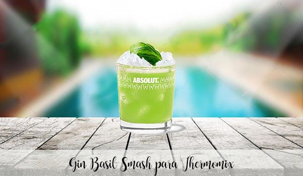 Basil Smash Gin für Thermomix