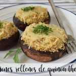 Quinoa gefüllte Champignons mit Thermomix