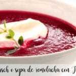 Borschtschsuppe oder Rote-Bete-Suppe mit Thermomix