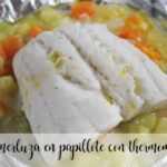 Seehecht in Papillote Thermomix