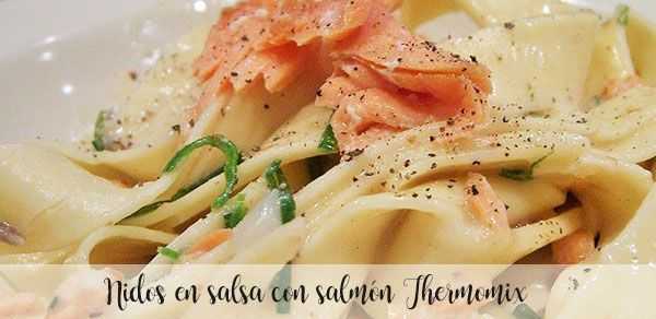 Nester in Sauce mit Thermomix Lachs