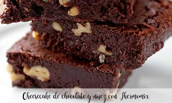 Schokoladen-Walnuss-Cheesecake mit Thermomix