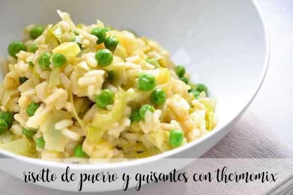 Lauch-Erbsen-Risotto mit Thermomix