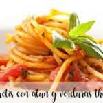 Spaghetti mit Thunfisch und Gemüse mit Thermomix
