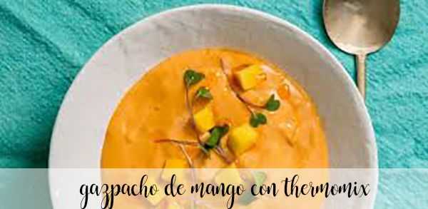 Mango-Gazpacho mit Thermomix