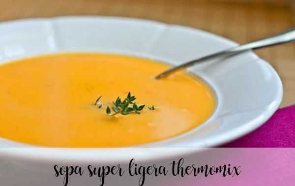Super leichte Suppe mit Thermomix