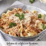 Blumenkohl-Bolognese mit Thermomix
