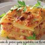 Kartoffel-Schinken-Käse-Lasagne mit Thermomix
