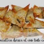 Knusprige iberische Backe in Rotwein mit Thermomix