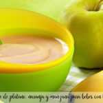 Bananen-, Orangen- und Apfelpüree für Babys mit Thermomix
