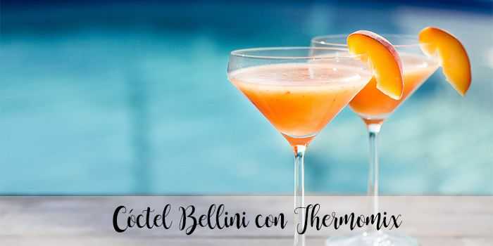 Bellini-Cocktail mit Thermomix