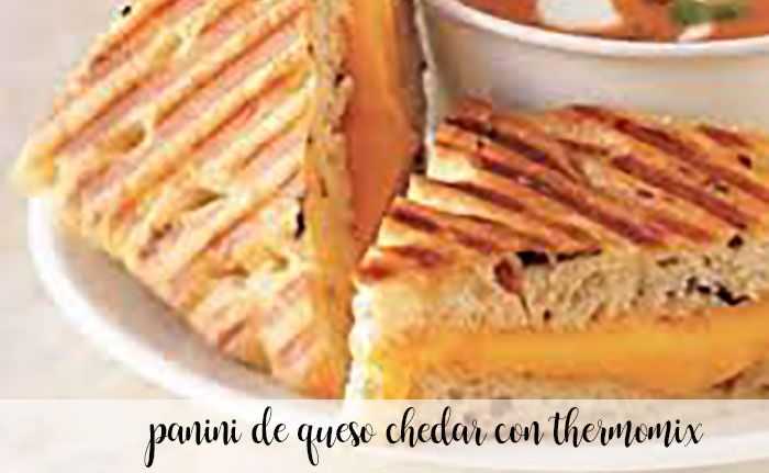 Cheddar-Käse-Paninis mit Thermomix
