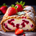 Erdbeer-Roulade mit Sahne und Thermomix
