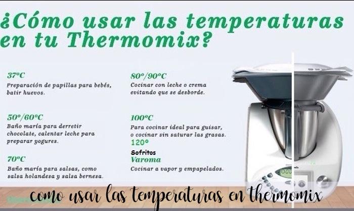 Korrekte Verwendung von Thermomix-Temperaturen