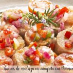 Seehechtrogen in Vinaigrette mit Thermomix