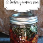 Aromaöl aus getrockneten Tomaten und Kräutern mit Thermomix