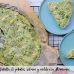Kartoffel-Lachs-Dill-Frittata mit Thermomix