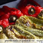 Luftfritteuse geröstete Paprika