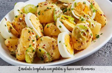 Warmer Salat mit Kartoffeln und Ei mit Thermomix