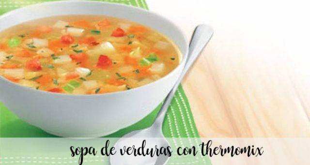 Gemüsesuppe mit Thermomix