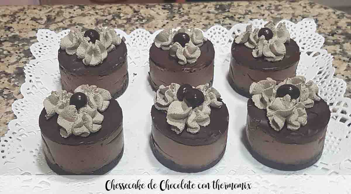 Mini-Schokoladen-Käsekuchen mit Thermomix