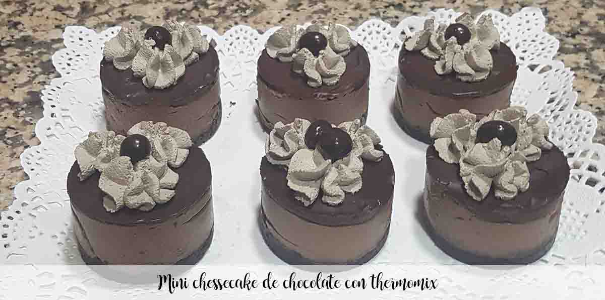 Mini-Schokoladen-Käsekuchen mit Thermomix