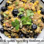 Quinoa-, Avocado- und Heidelbeersalat mit Thermomix