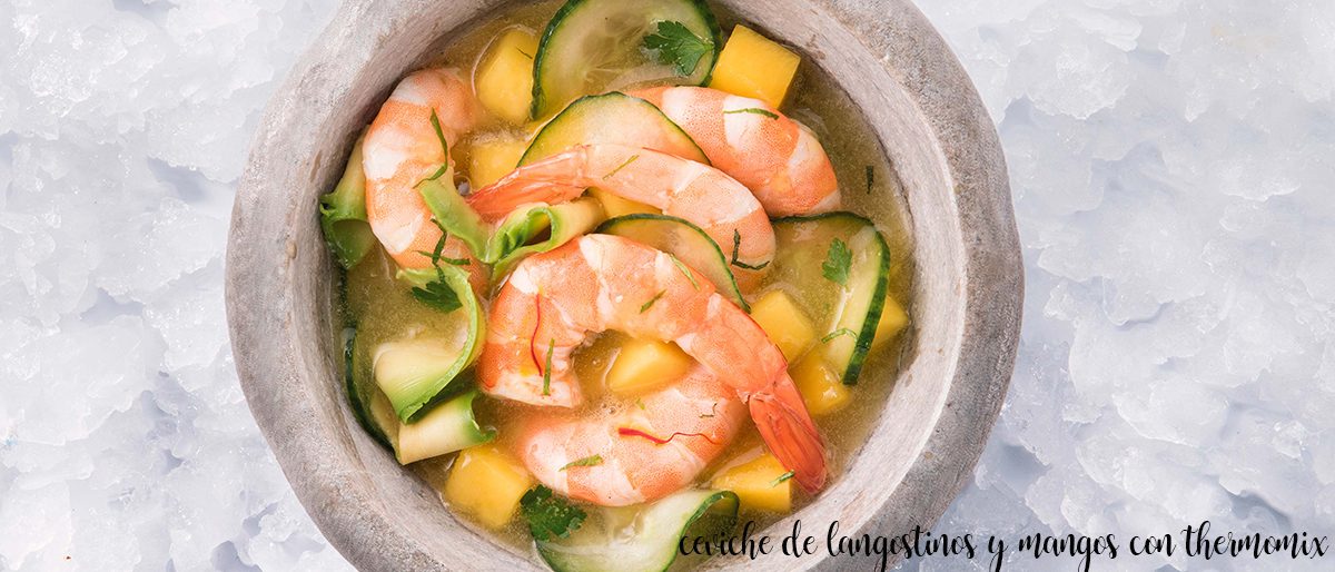 Garnelen-Mango-Ceviche mit Thermomix - Rezepte für Thermomix