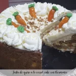 Karottenkuchen Käsekuchen mit Thermomix