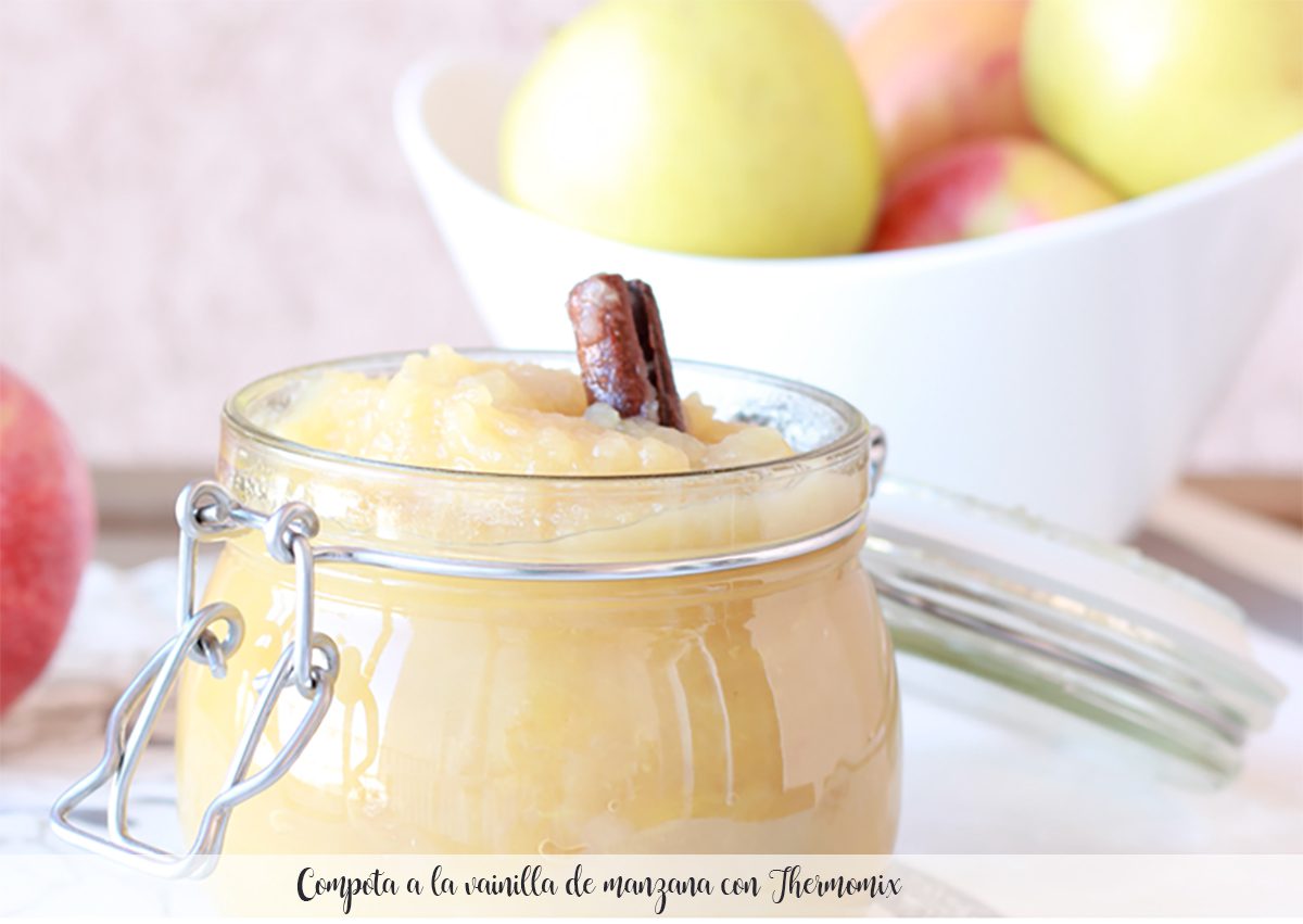 Appel-vanillecompote met Thermomix