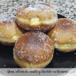 Berliner mit Vanille- und Schokoladenfüllung im Thermomix